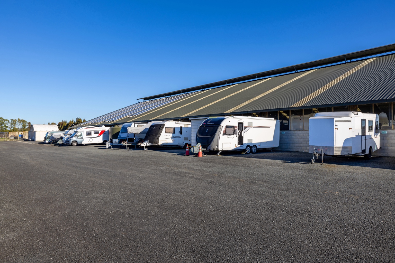 Outside parking at Stronghold