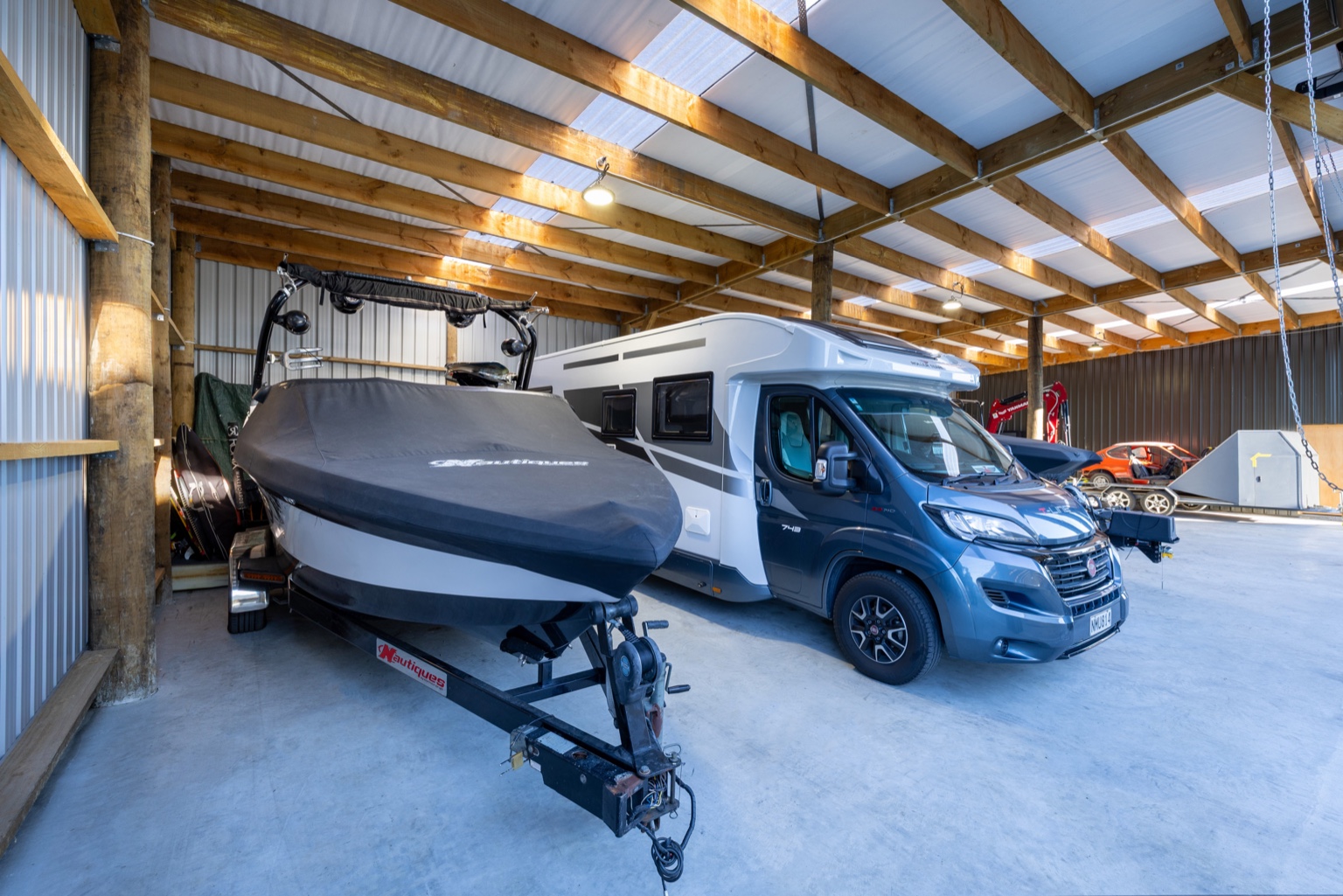 Indoor vehicle storage