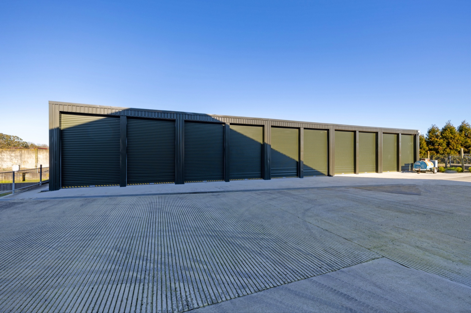 Fully enclosed garage storage at Stronghold